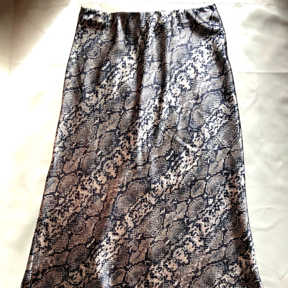 Know One Cares Midi Skirt